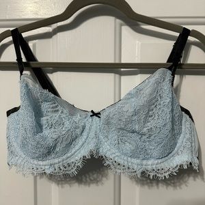 Never worn. Victoria’s Secret Very Sexy collection unlined bra. 34DDD. Baby blue